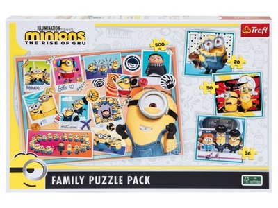 Puzzle Trefl Family Pack 3w1 Minionki