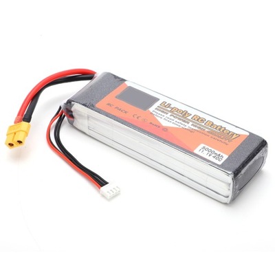 11,1 V 5000 mAh 40C Bateria Lipo XT60 Wtyczka 3S Akumulator do RC 66