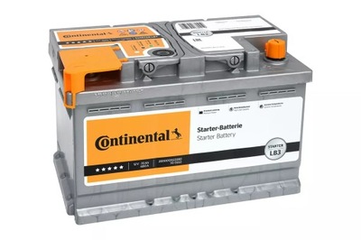 CONTINENTAL 2800012022280 АКУМУЛЯТОР 12V 70AH 680A LB3