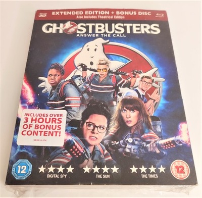 Ghostbusters 2016 2D + 3D Blu-ray