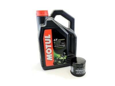 olej filtr oleju MOTUL 5100 10W40 4L CF MOTO 500