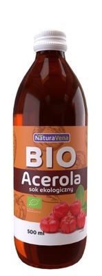 Sok z Aceroli 100% 500ml - NaturaVena