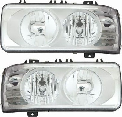 REJILLAS FAROS NISSAN ALMERA II 2 02-06 JUEGO DEPO  