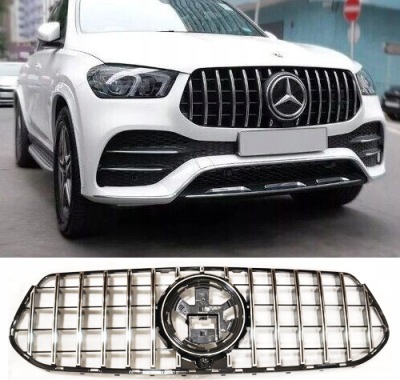 Решітка радіатора решітка радіатора mercedes gle w167 v167 c167 amg gt panamericana хром якість фото №1