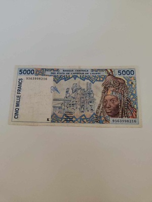 Senegal - 5000 Franków - 1995