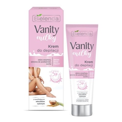 BIELENDA VANITY MILKY KREM DO DEPILACJI Z RYŻOWYM