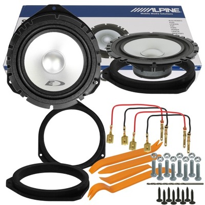 ALPINE SPEAKERS OPEL ASTRA H CORSA D DISTANCE  