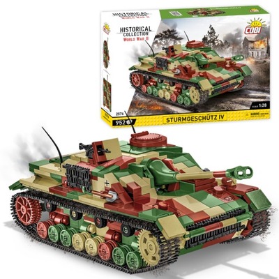 COBI 2576 STURMGESCHÜTZ IV SD.KFZ.167 KLOCKI CZOŁG