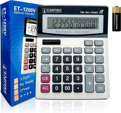 Kalkulator biurkowy z dużymi przyciskami