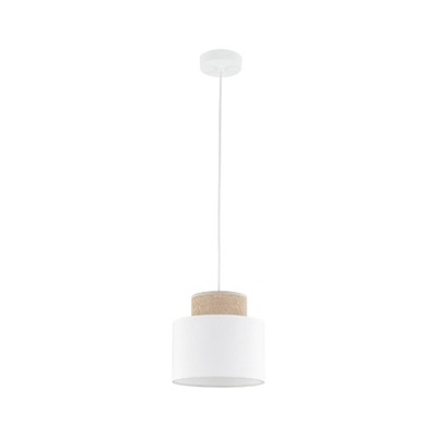 DUO WHITE JUTA LAMPA WISZĄCA 1 (10078) - TK Lighting