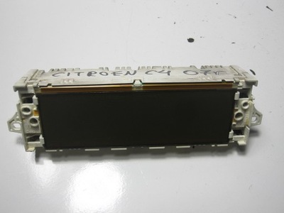 Годинник дисплей citroen c4 07r фото №1