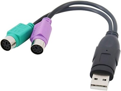 TanQY adapter PS2 na USB do klawiatury i myszy