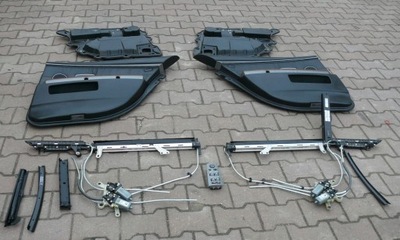 Шторка шторка шторки двері лівий правий задня bmw seria 7 e65 обшивки панелі фото №1