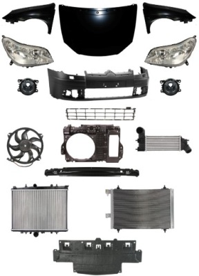 Citroen c5 04-08 перед капот фара крыло  ремень фото №1