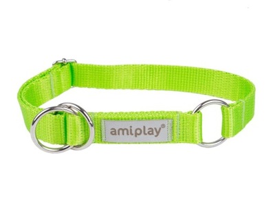 Amiplay Obroża półzaciskowa Samba Zielona XL