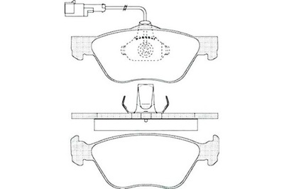 КОЛОДКИ ГАЛЬМІВНІ ALFA ROMEO 166 LANCIA KAPPA 2.0/2