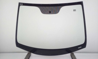 Стекло лобовое передняя hyundai i10 2013- зелёный nowa фото №1