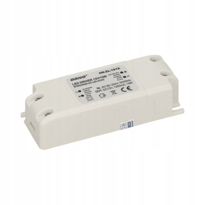 Zasilacz do LED 12VDC 15W, IP20 OR-ZL-1612