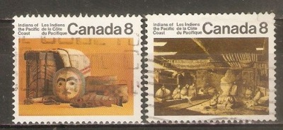 && Kanada Mi 547-48 - Kultura indiańska