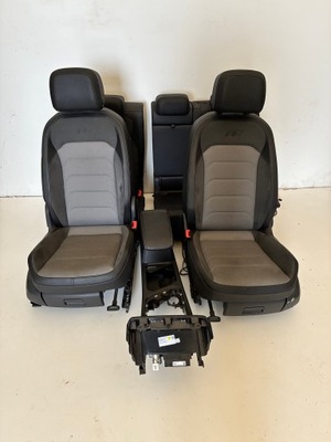 Сиденья кожа полукожа обшивки vw tiguan 5na 2018 r-line фото №1