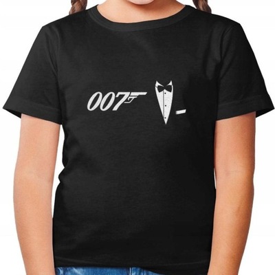 Koszulka junior JAMES BOND AGENT 007 c 140