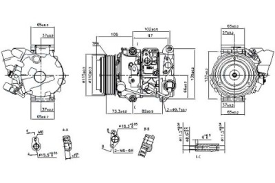 Nissens компресор кондиціонера toyota highlander 3 фото №1