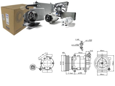 Компрессор компрессор кондиционера [nissens] фото №1