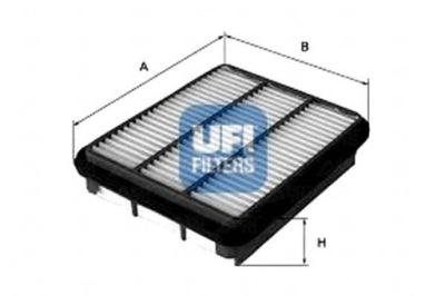 Ufi фильтр воздуха hyundai terracan 2.5td 2.9crdi фото №1