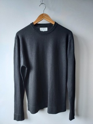 LINDBERGH czarny sweter pulower 50% wool L XL