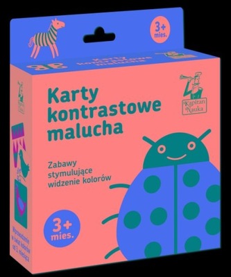 KARTY KONTRASTOWE MALUCHA. (3+ MIES.)