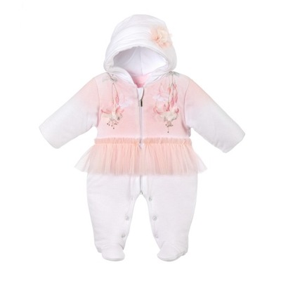 TuSzyte | Pajac kombinezon ocieplany z tiulem R.56