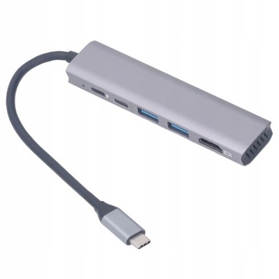 HUB ADAPTER ROZGAŁĘZIACZ USB-A USB-C TYPE-C 7W1