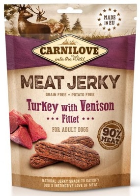 Carnilove Dog Jerky Turkey & Venison Fillet -