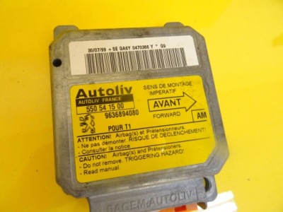 Модуль датчик подушка безопасности peugeot 206 550541500 nr901 фото №1