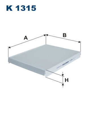 ФІЛЬТР САЛОНУ ФІЛЬТРON K1315
