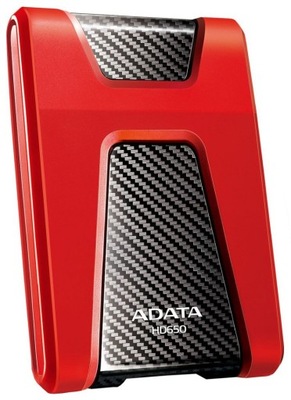 Dysk twardy zewnętrzny A-DATA DashDrive Durable HD650 1 TB Czerwony AHD650-