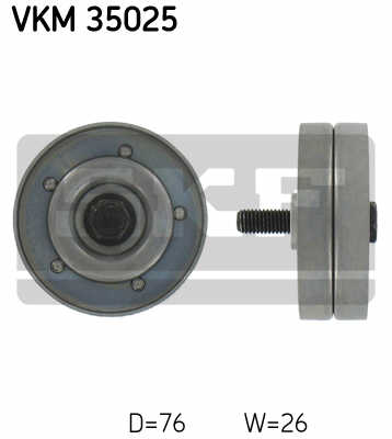 РОЛИК НАПРАВЛЯЮЩАЯ PK SKF VKM 35025 VKM35025