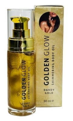 Złoty olejek 30 ml do ciała z drobinkami GOLDEN GLOW rozświetlający