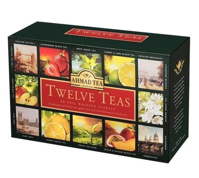 Zestaw herbat Ahmad Tea Twelve Teas 60 kopert