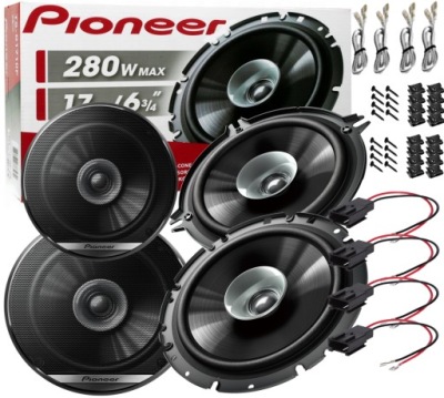 Pioneer динамики peugeot 206 207 307 citroen c2 c3 xsara picasso перед+ задняя фото №1