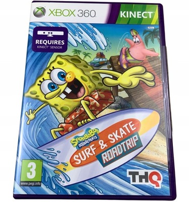 XBOX 360 Spongebob Surf & Skate Roadtrip / KINECT