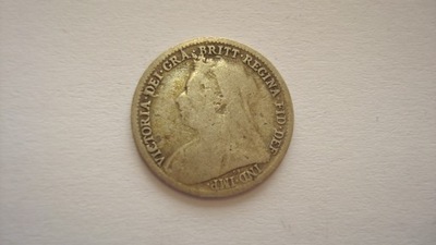 Moneta Wielka Brytania - 3 pensy - 1897