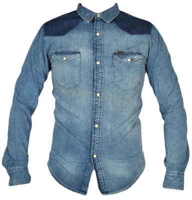 LEE koszula BLUE jeans WESTERN SHIRT _ L