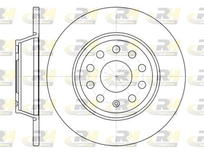 ROADHOUSE 6973.00 ДИСК ТОРМОЗНОЙ (1 ШТУКА)