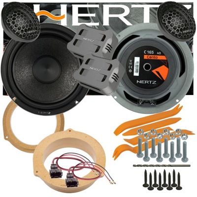 HERTZ ESK CK 165 SPEAKERS AUDI A4 B8 A5 A6 C6 4F  