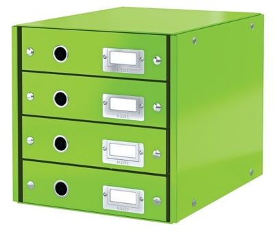 Pojemnik z 4 szufladami Organizer Leitz zielony