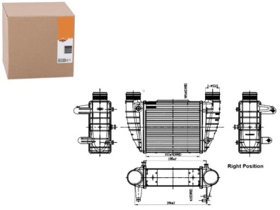Nrf інтеркулер audi a4 2.0 tfsi 8ec. b7 фото №1