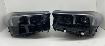 Bmw 5 g60 g61 лампа левая правая перед full led shadow czarna индивидуальный фото №1