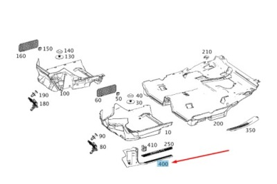 Mb gla x156 передняя стойка нижний левая ниша для ног накладка rhd a24668003069h68 фото №1