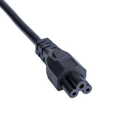 Kabel zasilający Akyga AK-NB-01A CEE 7/7 - IEC C5 do notebooka (koniczynka)